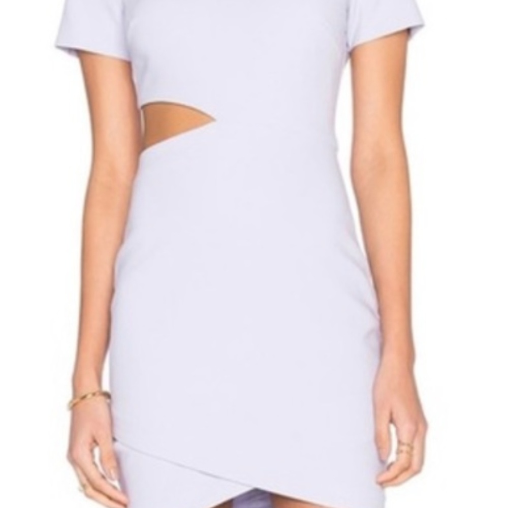 Elizabeth and James Lavender Cut-out dress